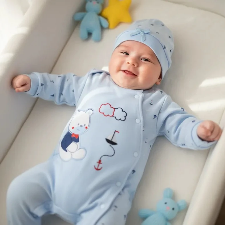 Organik Pamuk Bebek Tulum