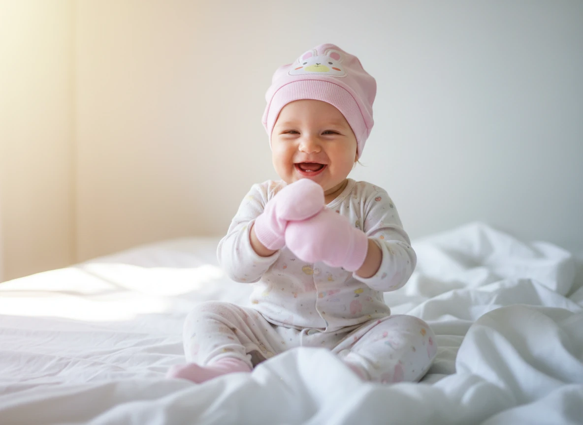 UV Korumalı Bebek Şapkası