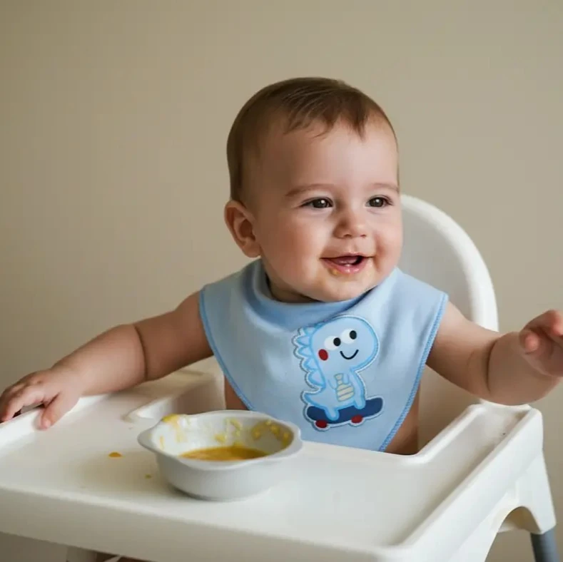 Su Geçirmez Bebek Mama Önlüğü