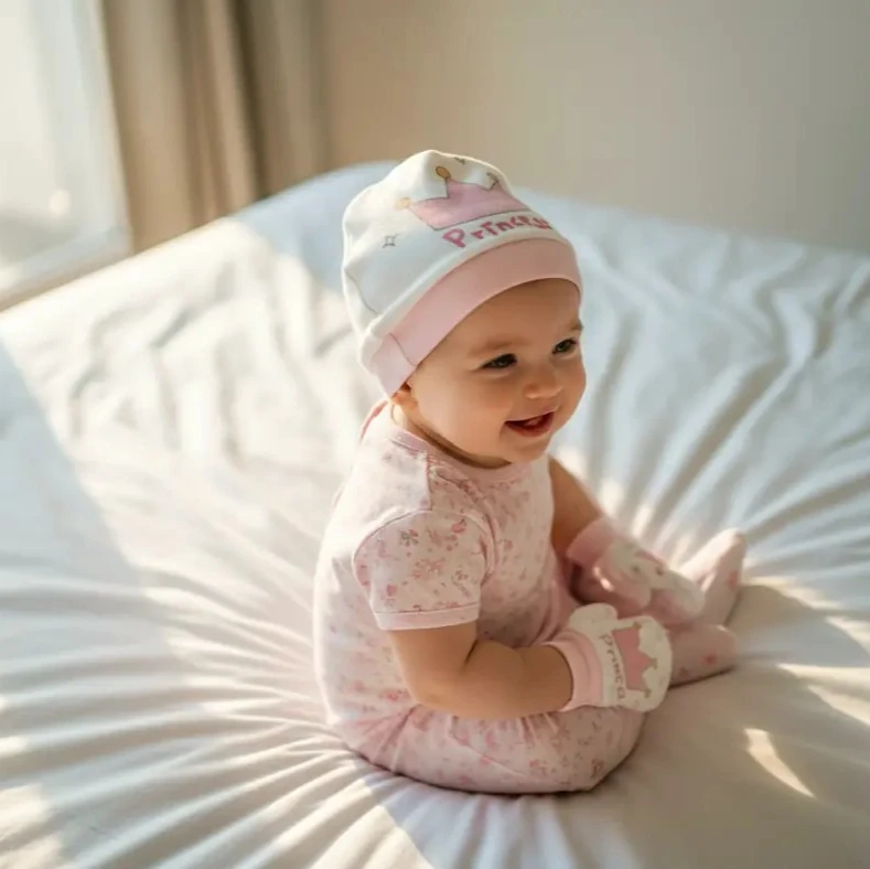 UV Korumalı Bebek Şapkası