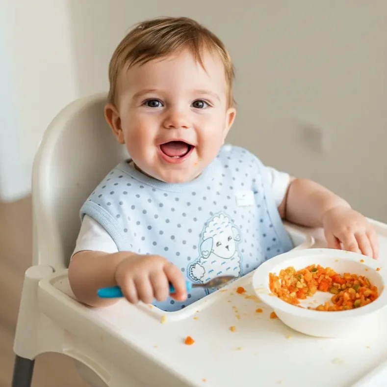 Su Geçirmez Bebek Mama Önlüğü