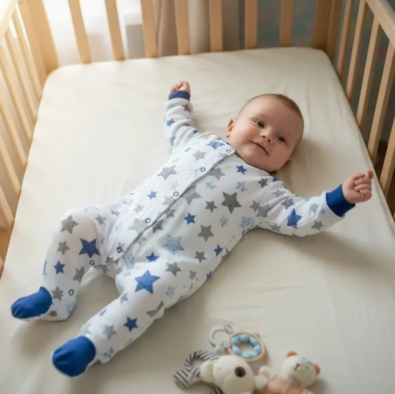 Organik Pamuk Bebek Tulum