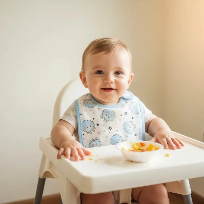 Su Geçirmez Bebek Mama Önlüğü