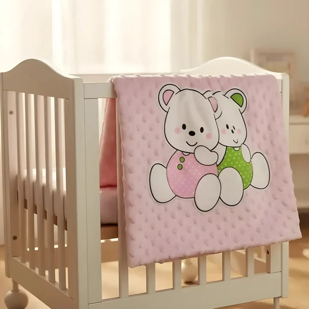 Ayılı Nohut Bebek Battaniyesi