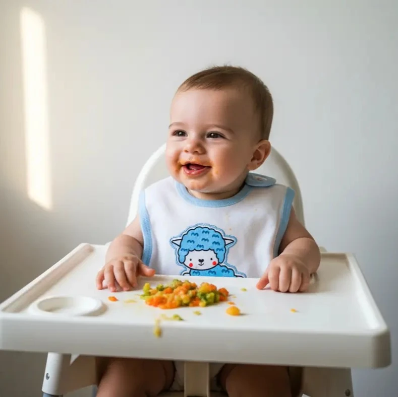 Su Geçirmez Bebek Mama Önlüğü