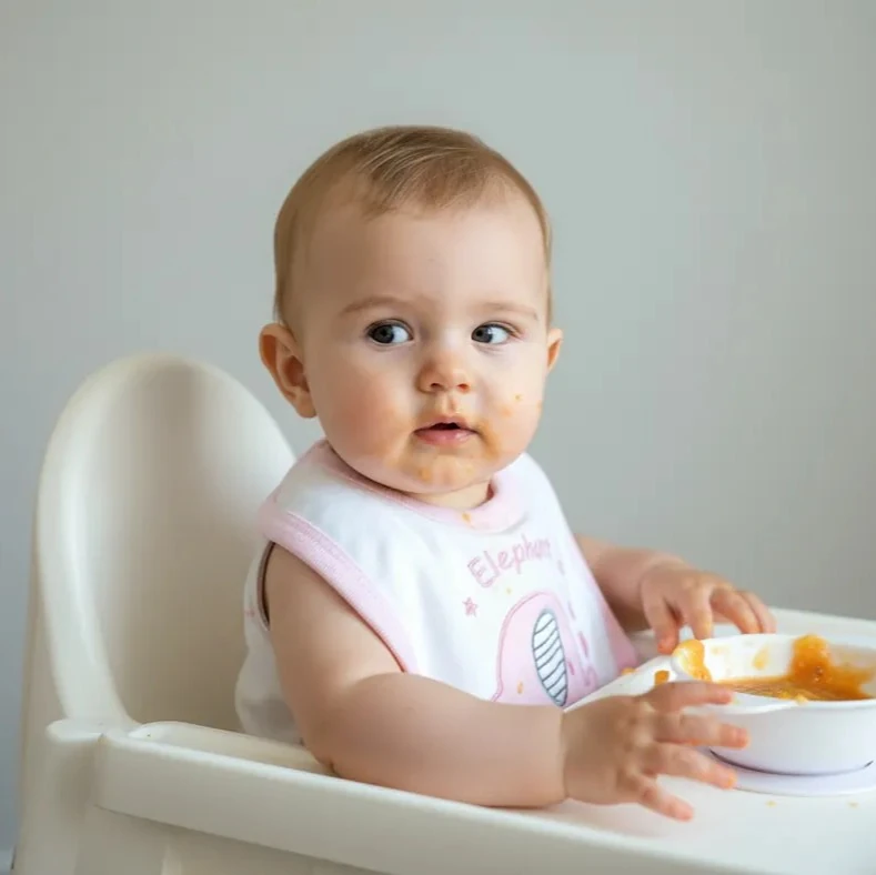 Su Geçirmez Bebek Mama Önlüğü