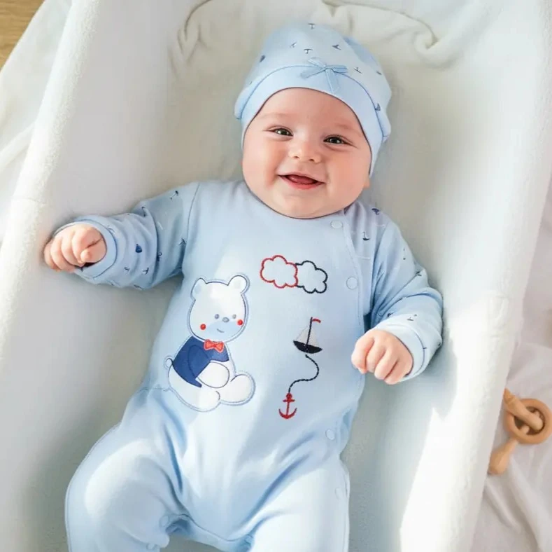 Organik Pamuk Bebek Tulum