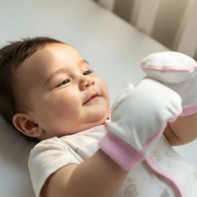 Pamuklu Bebek Eldiveni