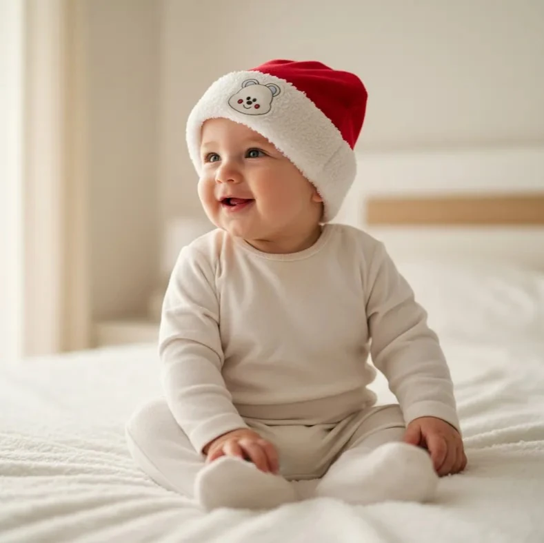 UV Korumalı Bebek Şapkası