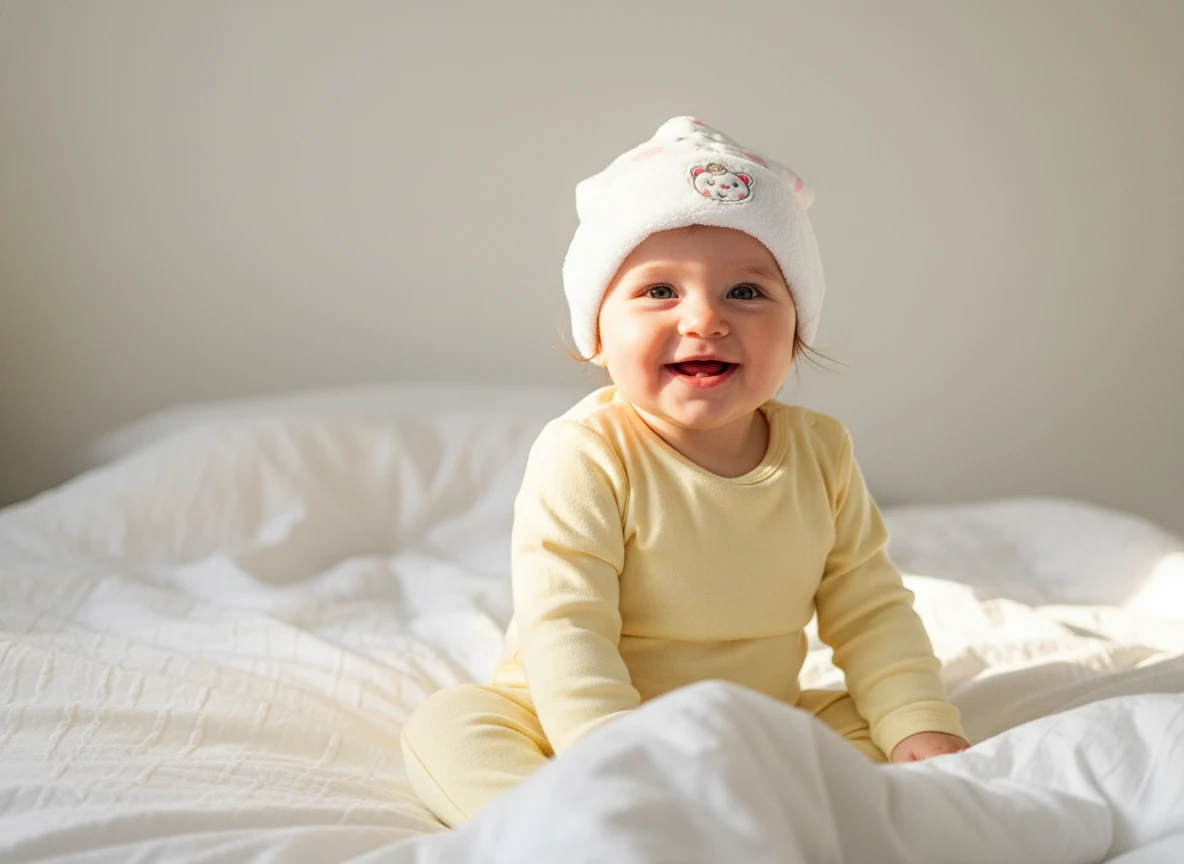 UV Korumalı Bebek Şapkası