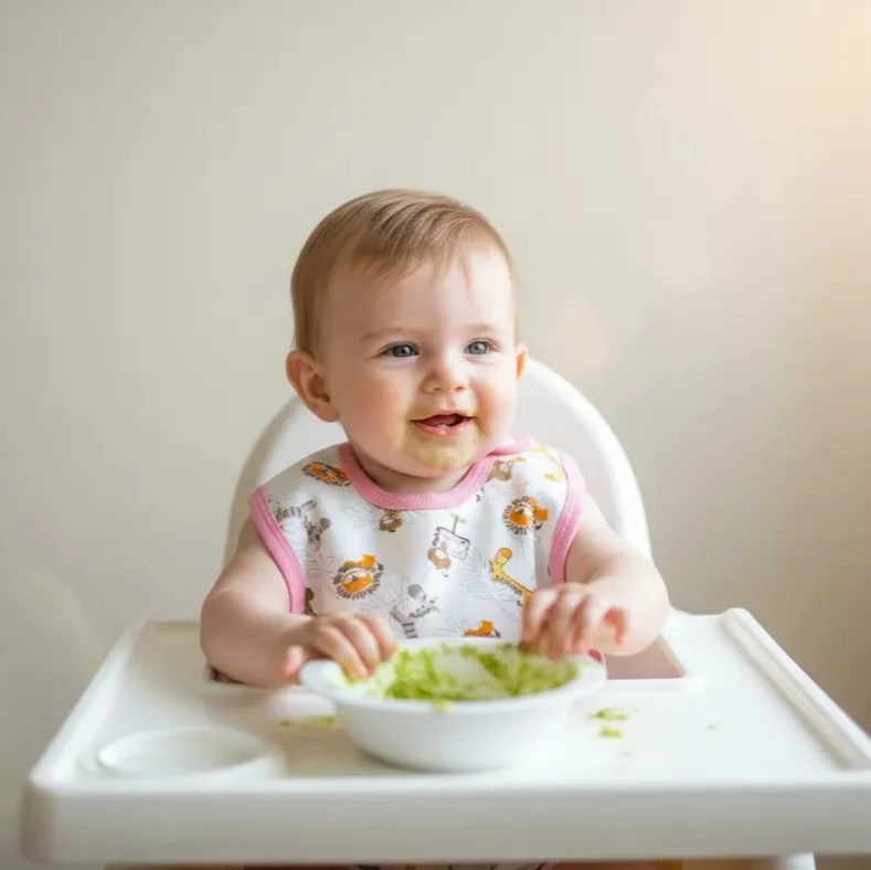 Su Geçirmez Bebek Mama Önlüğü