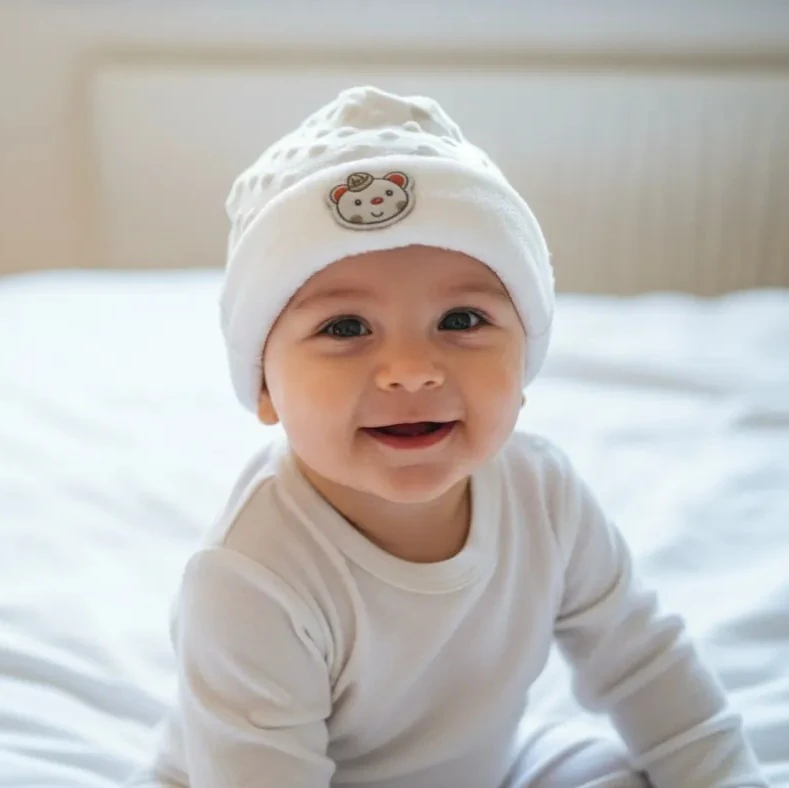 UV Korumalı Bebek Şapkası