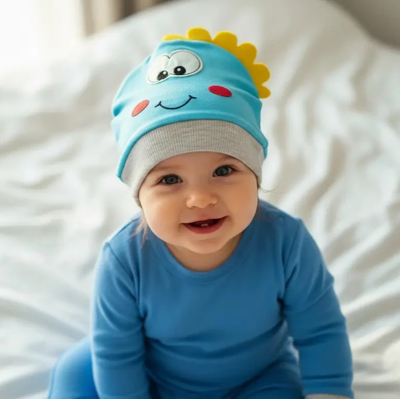 UV Korumalı Bebek Şapkası