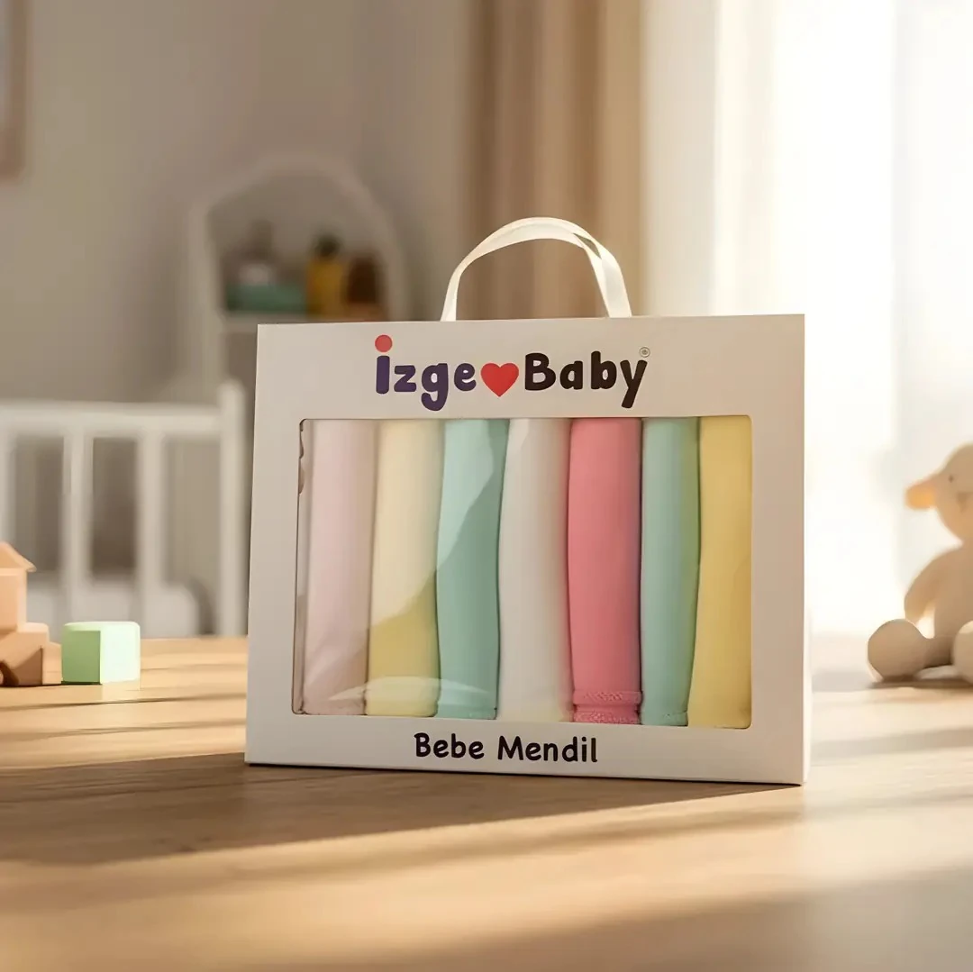 Renkli Müslin Bebek Mendili