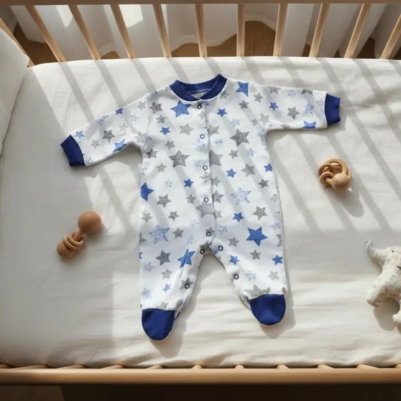 Organik Pamuk Bebek Tulum