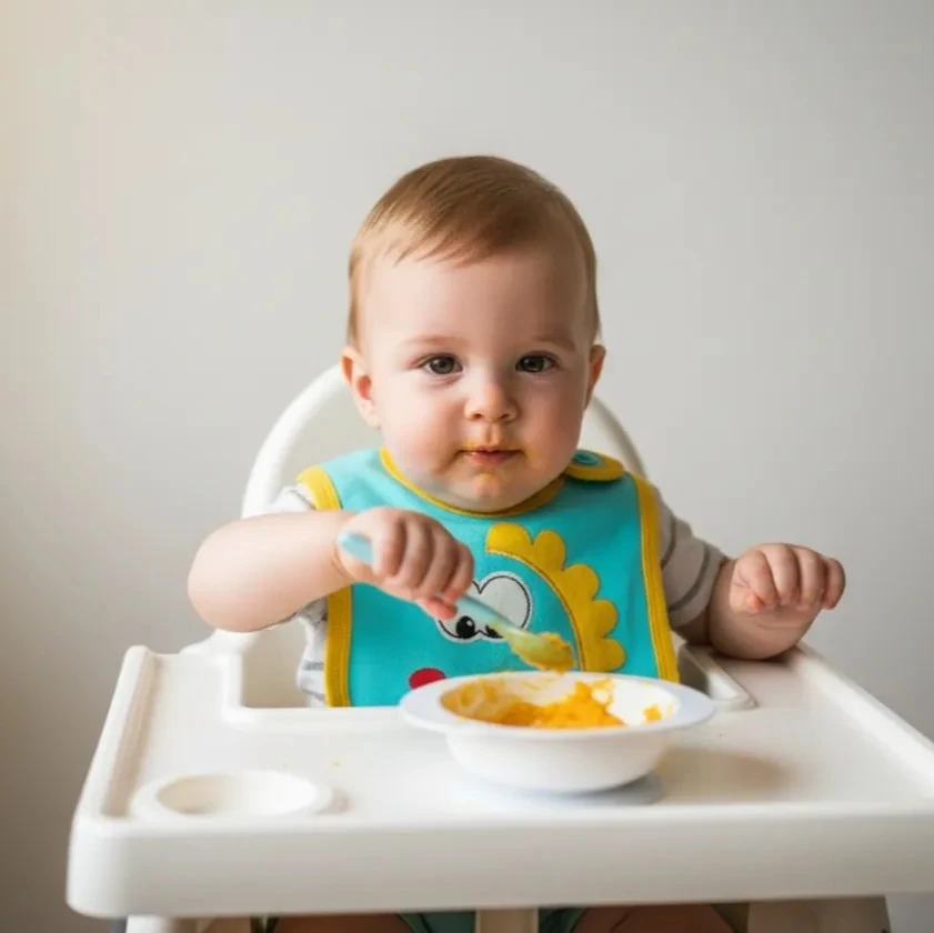 Su Geçirmez Bebek Mama Önlüğü