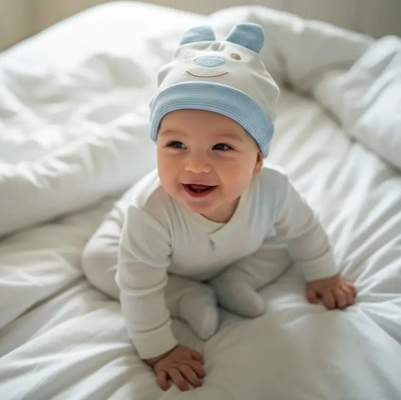 UV Korumalı Bebek Şapkası