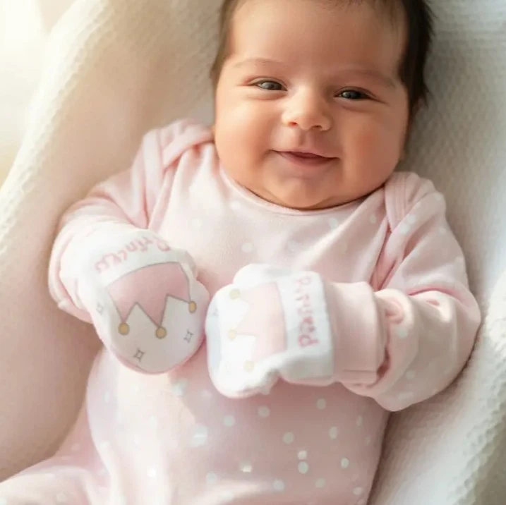 Prince & Princess Pamuklu Bebek Eldiveni