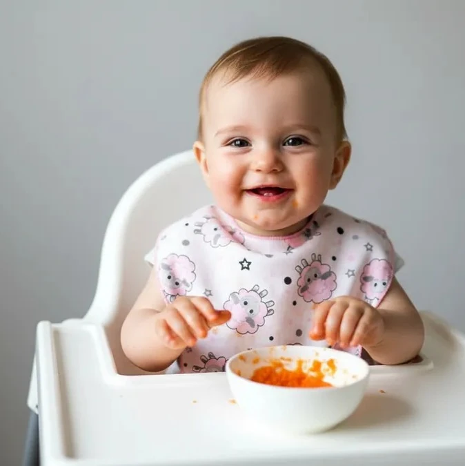 Su Geçirmez Bebek Mama Önlüğü