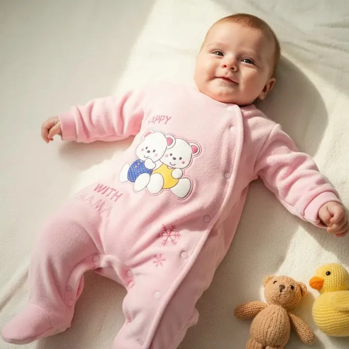 Organik Pamuk Bebek Tulum