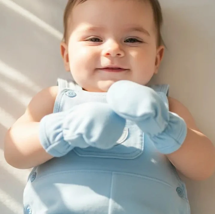 Renkli Pamuk Bebek Eldiveni