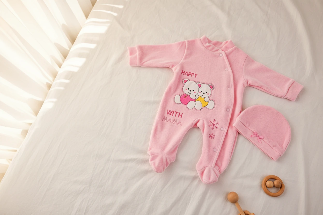 Organik Pamuk Bebek Tulum