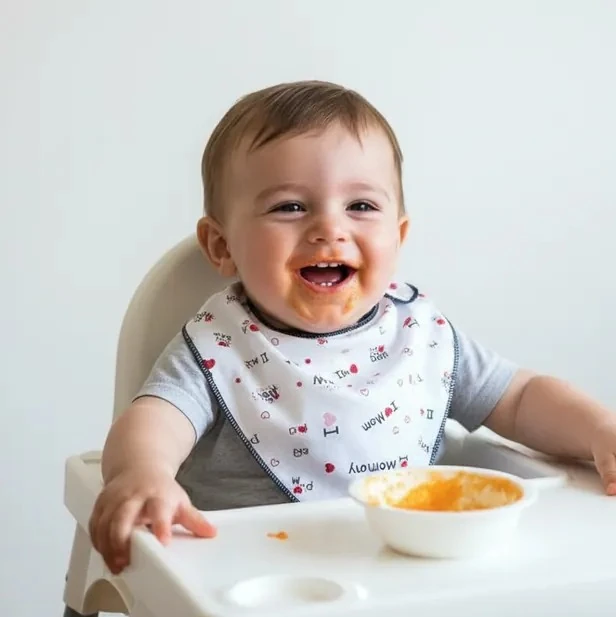 Su Geçirmez Bebek Mama Önlüğü