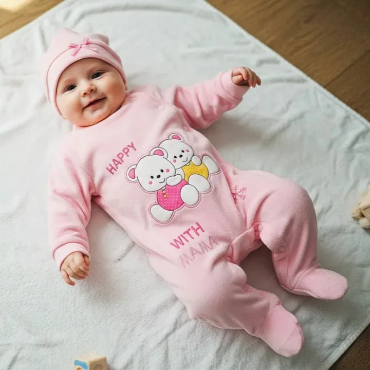 Organik Pamuk Bebek Tulum