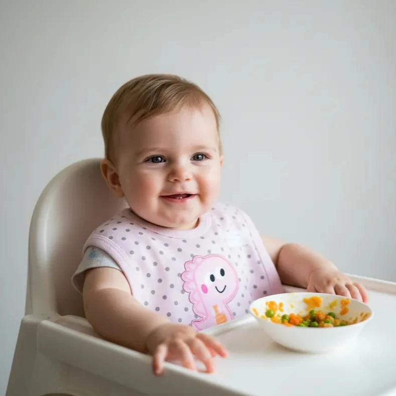 Su Geçirmez Bebek Mama Önlüğü