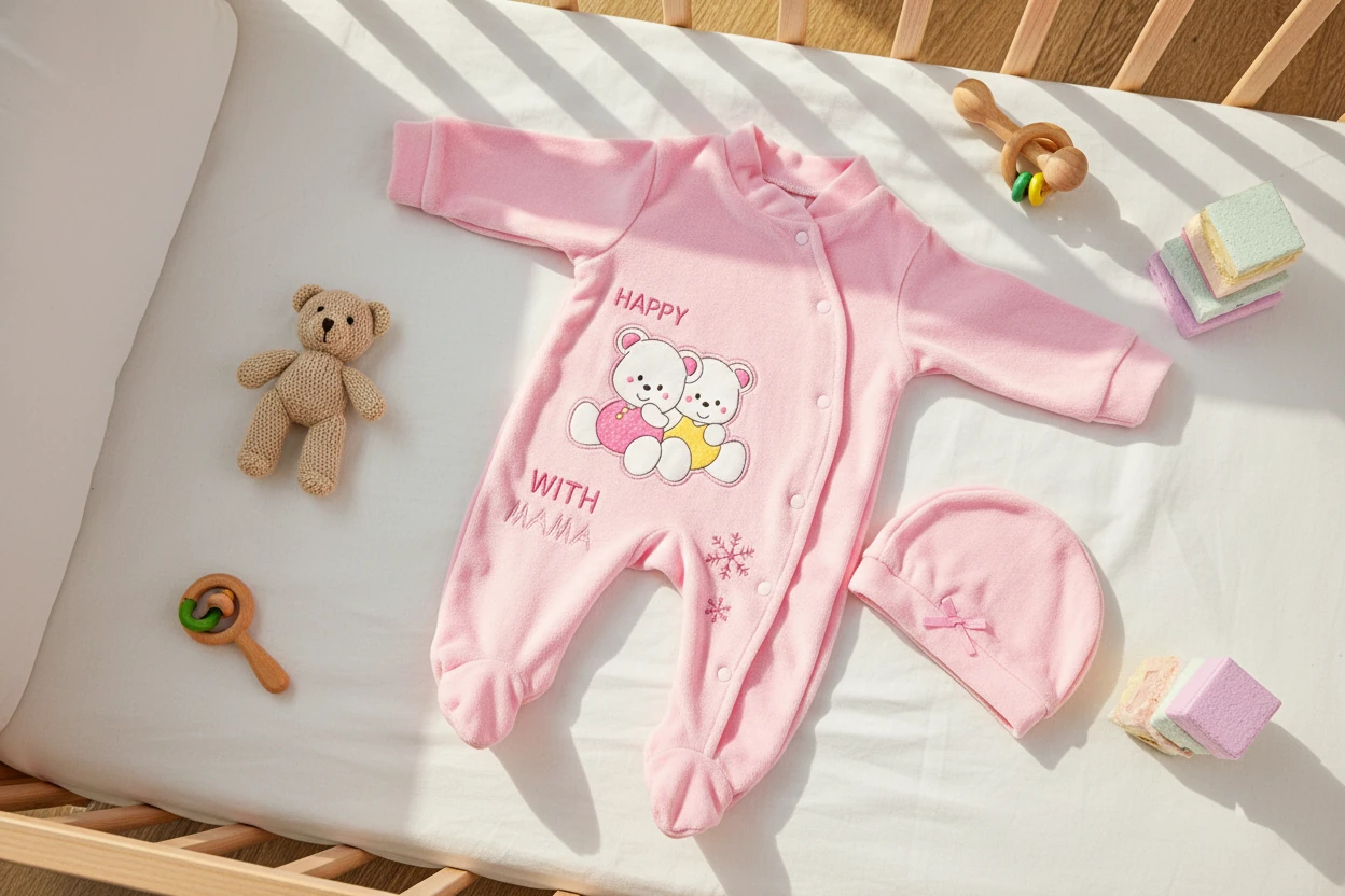 Organik Pamuk Bebek Tulum