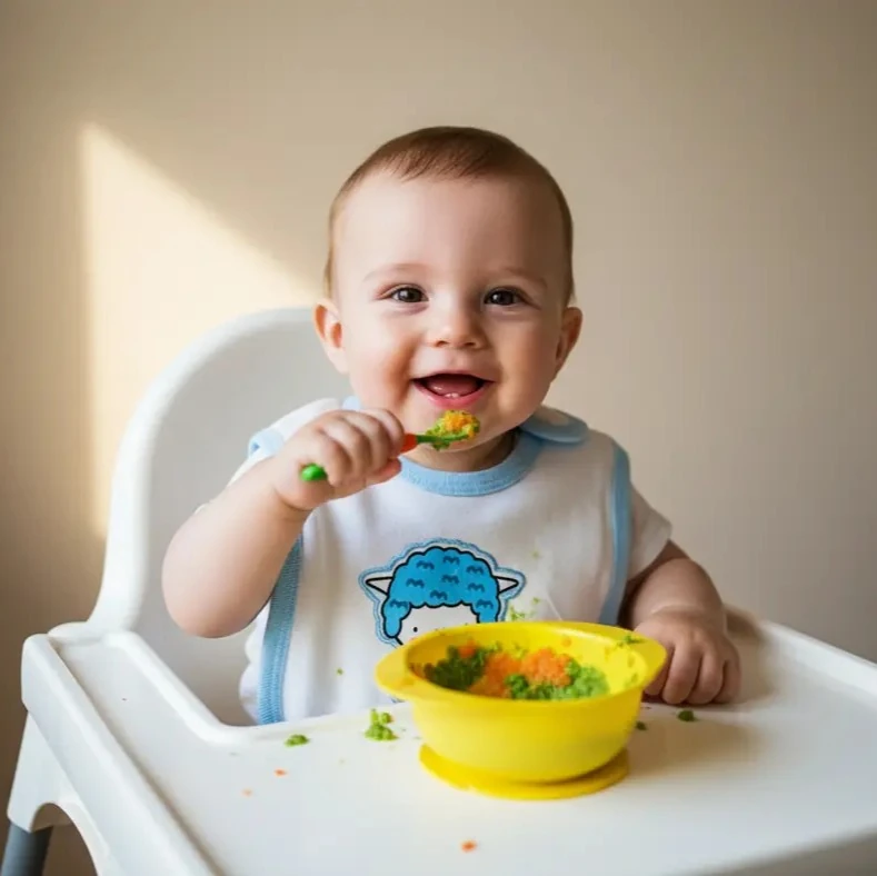 Su Geçirmez Bebek Mama Önlüğü