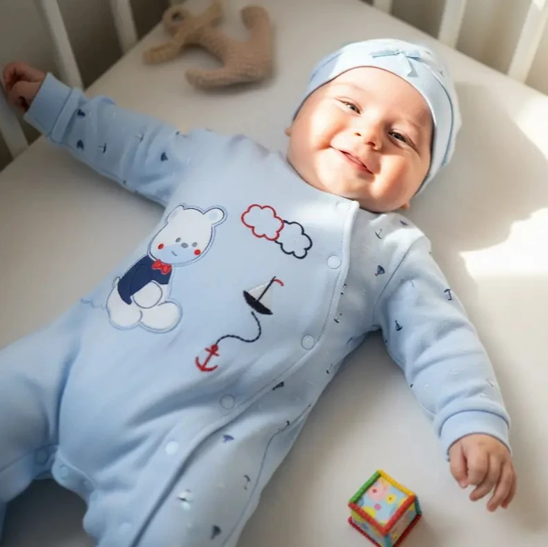 Organik Pamuk Bebek Tulum