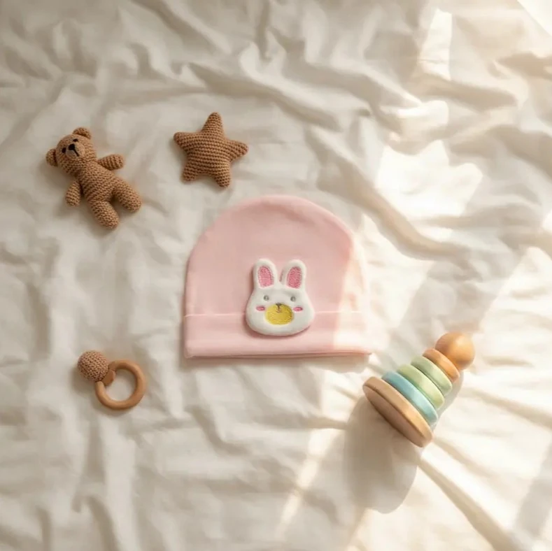 UV Korumalı Bebek Şapkası