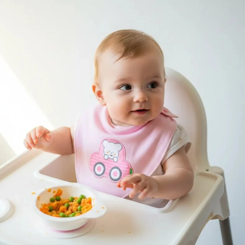 Su Geçirmez Bebek Mama Önlüğü