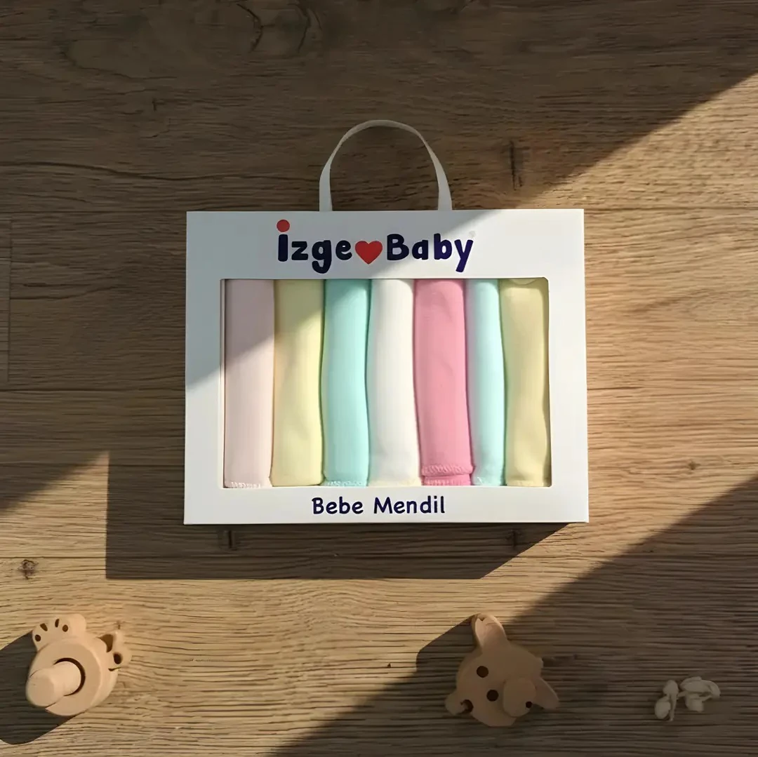 Renkli Müslin Bebek Mendili