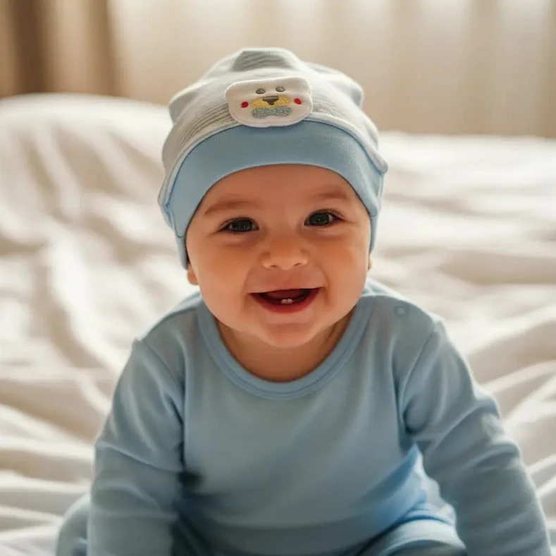 UV Korumalı Bebek Şapkası