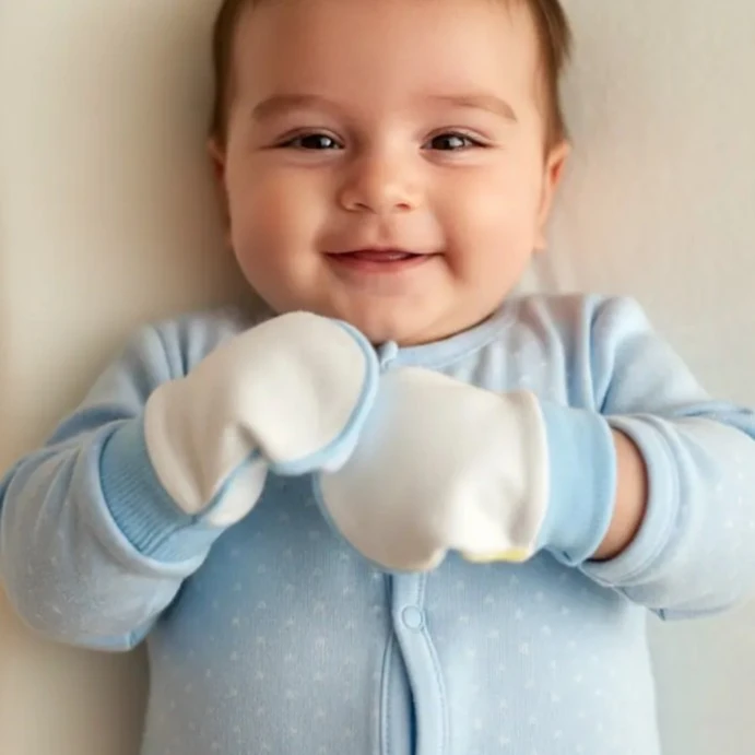 Pamuklu Bebek Eldiveni