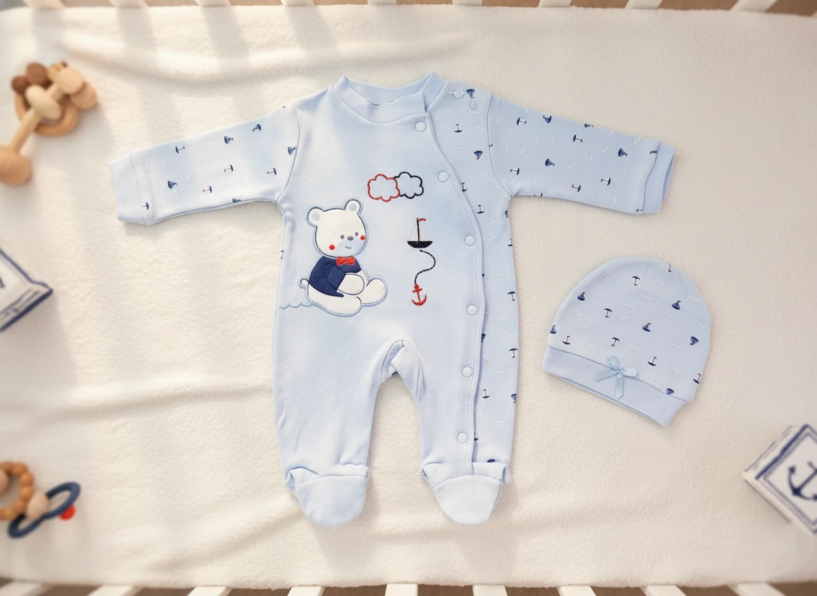 Organik Pamuk Bebek Tulum