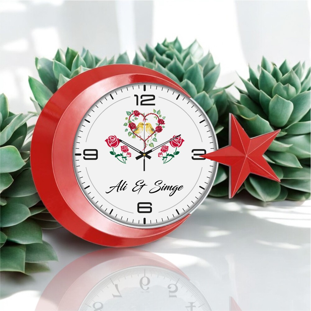 V30-536 Gül Tasarımlı Saat
