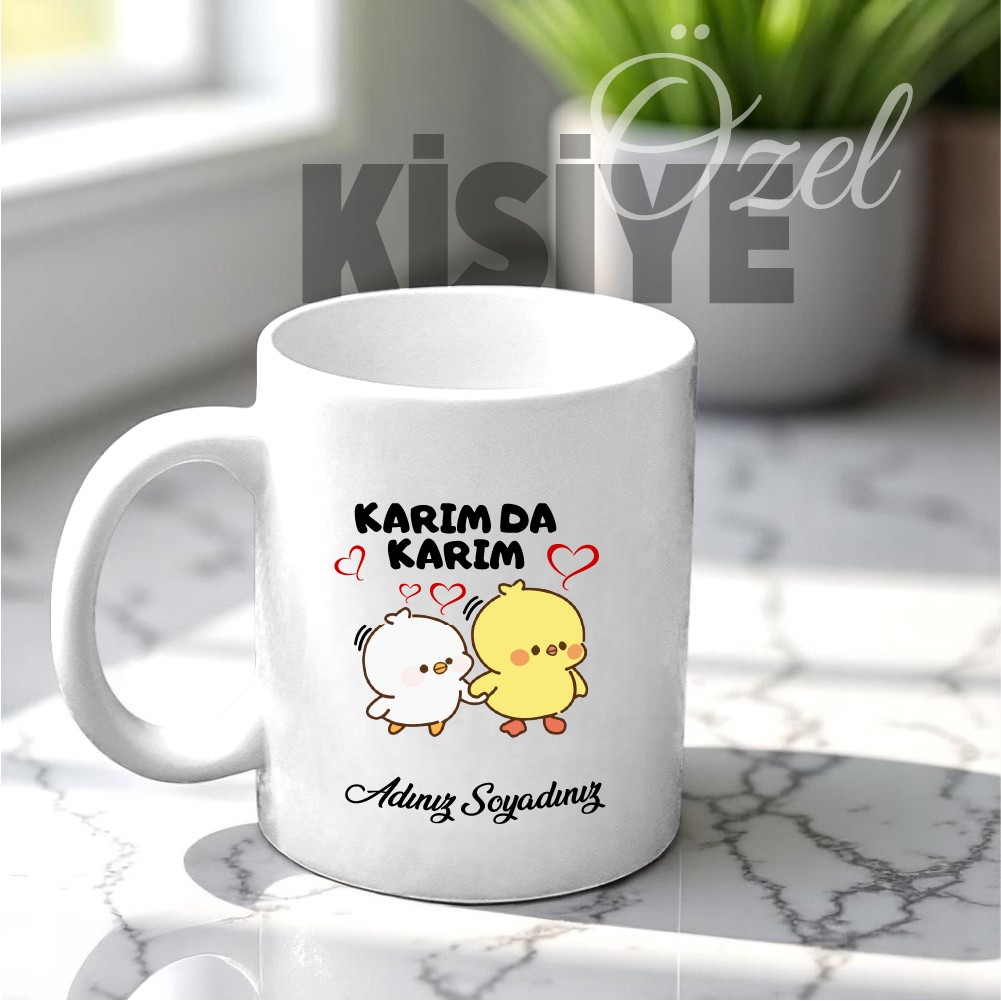 Karım da Karım Tasarımlı Kupa Bardak