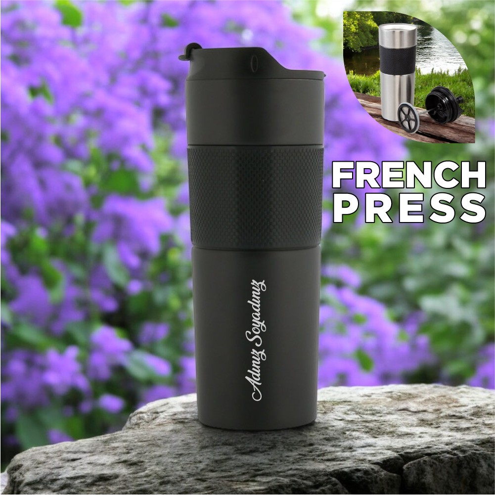 3554 French Press Termos - Siyah