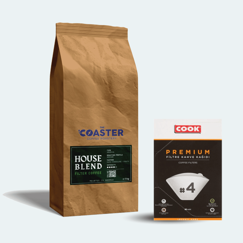 House Blend 1kg + Filtre Kahve Kağıdı 1x4