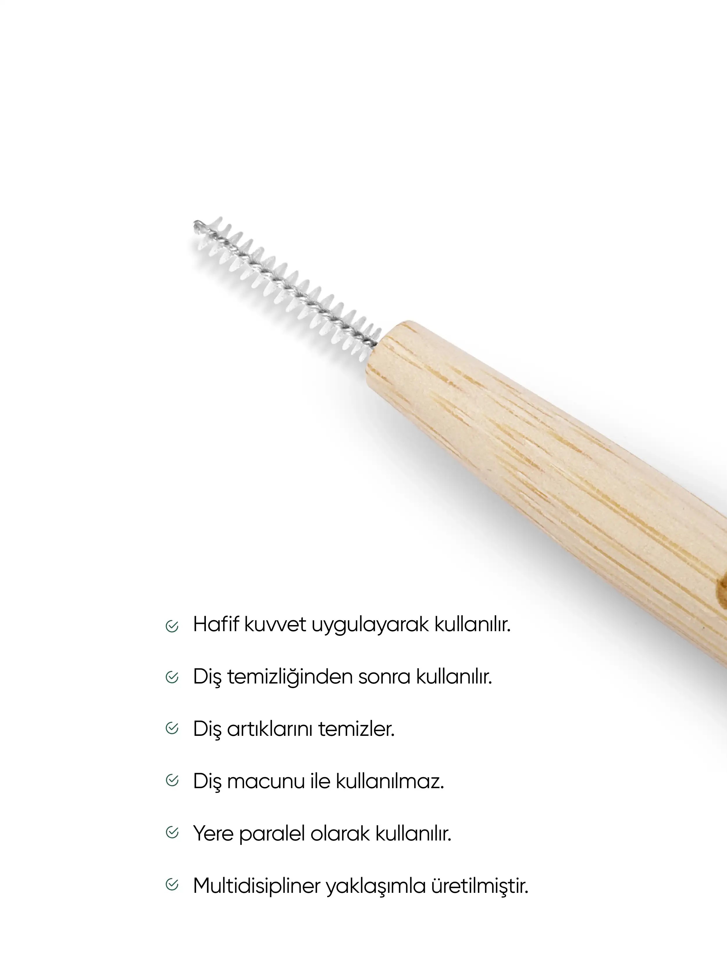 T-Brush Bambu Arayüz Fırçası (6 adet)