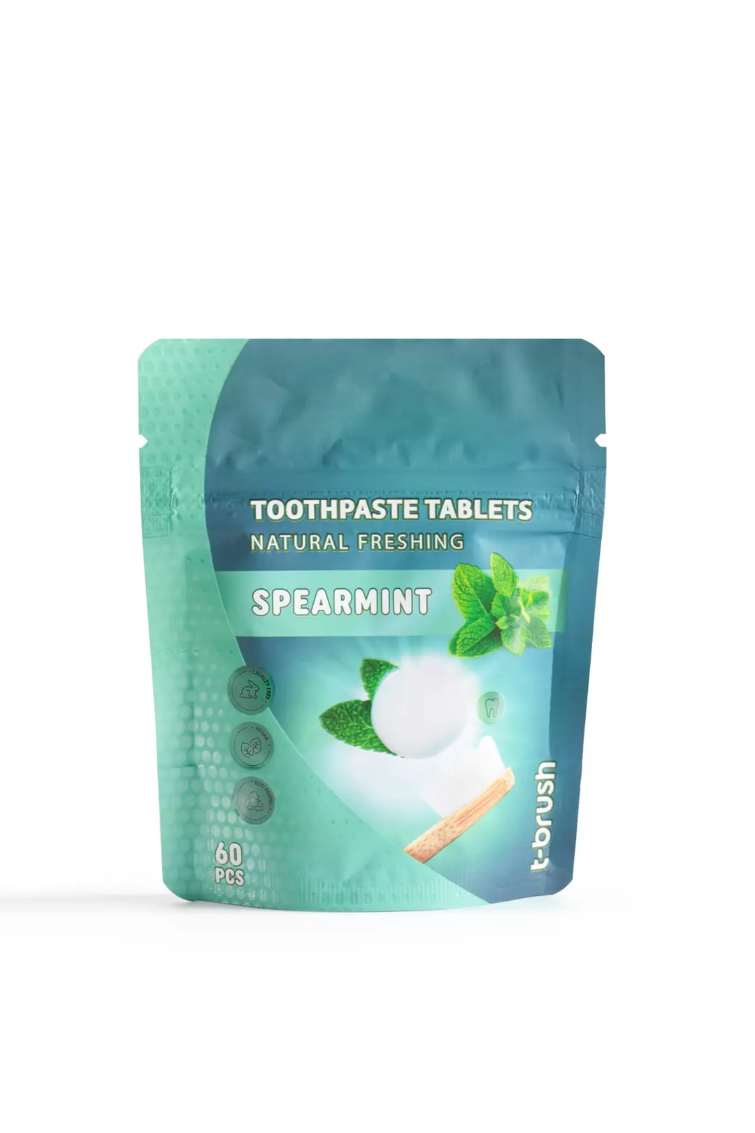 T-Brush Nane Aromalı Diş Macunu Tableti 60 Tablet