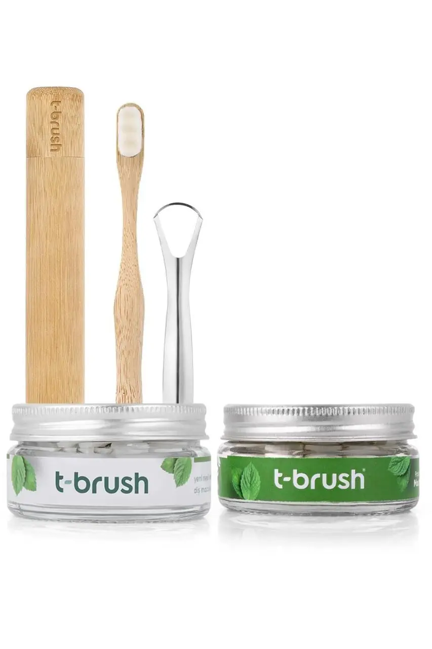 T-Brush Premium Naneli Ferahlatıcı Ağız Bakım Seti