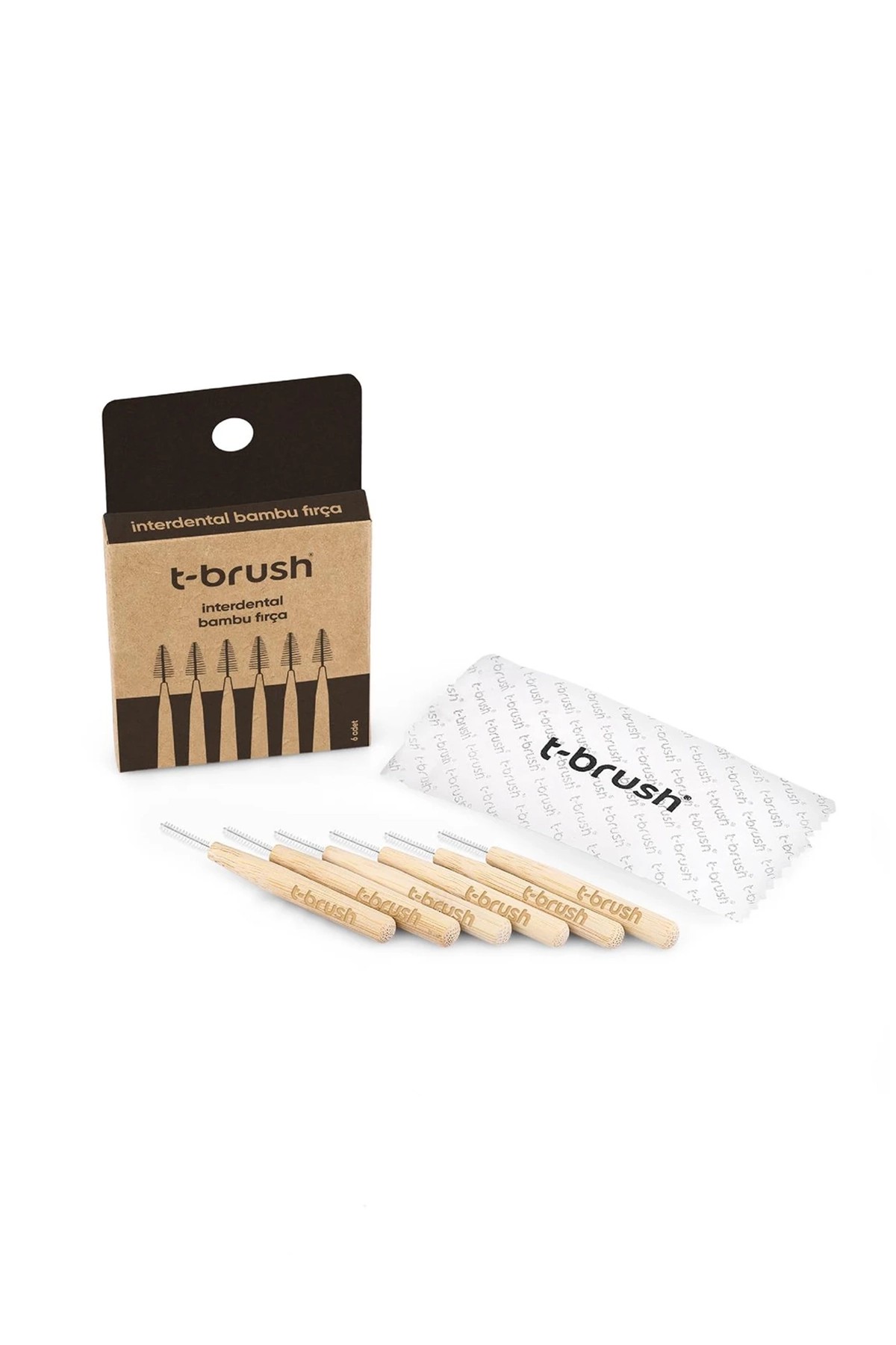 T-Brush - Bambu Arayüz Fırçası (6 adet)