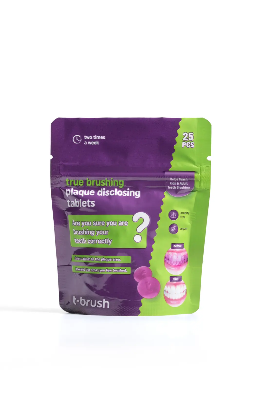 T-Brush Plak Tespit Edici Tablet 25 Tablet