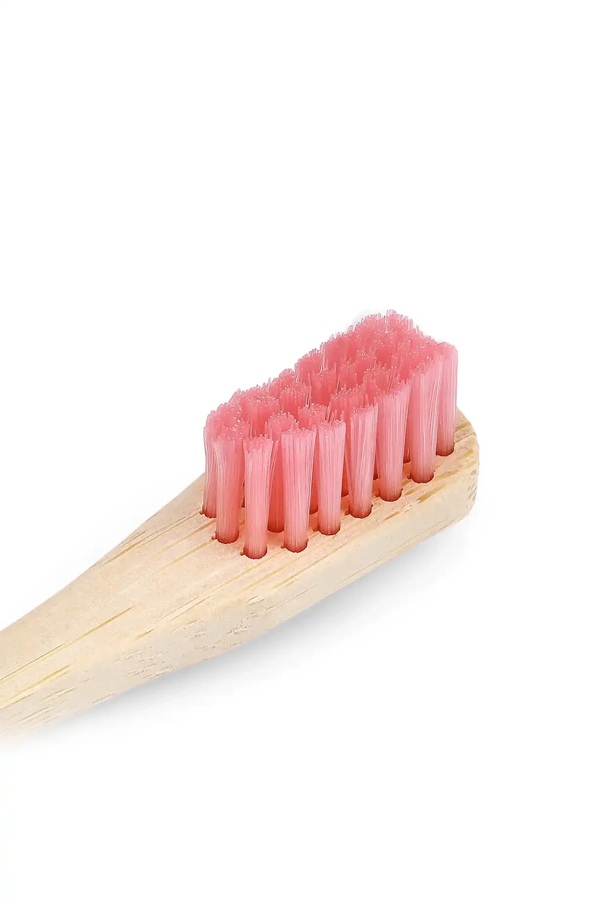 T-Brush - Bambu Çocuk Diş Fırçası-Pembe ve Çocuk Diş Fırçası Kutusu / Krem Rengi