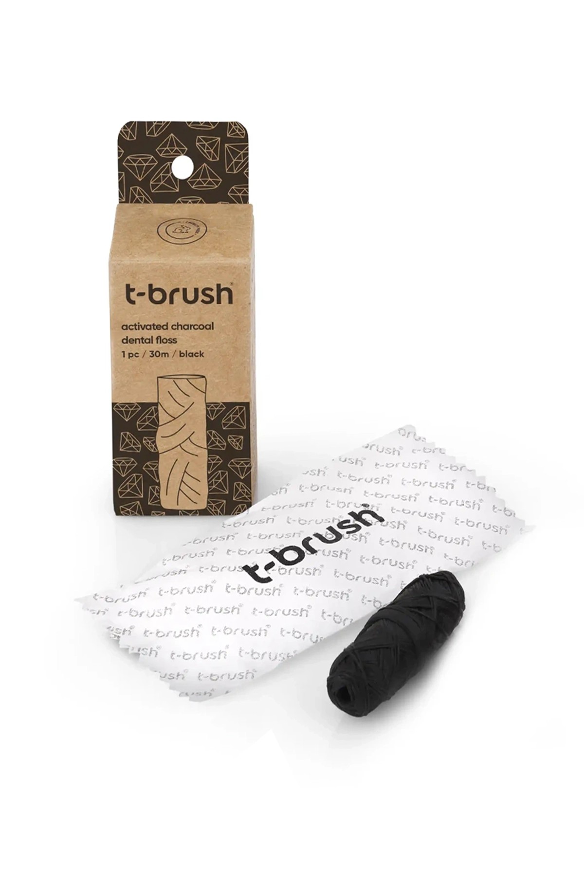 T-Brush - Activated Charcoal Diş İpi refill