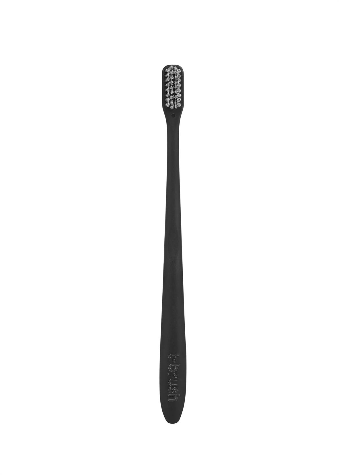 T-Brush Bioçözünür Diş Fırçası – Siyah Renk – Orta Sert